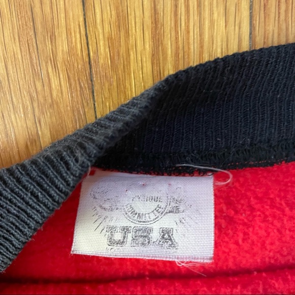 Vintage National Physique Committee Team USA Bodybuilding Sweatshirt Red XXL - Picture 5 of 8